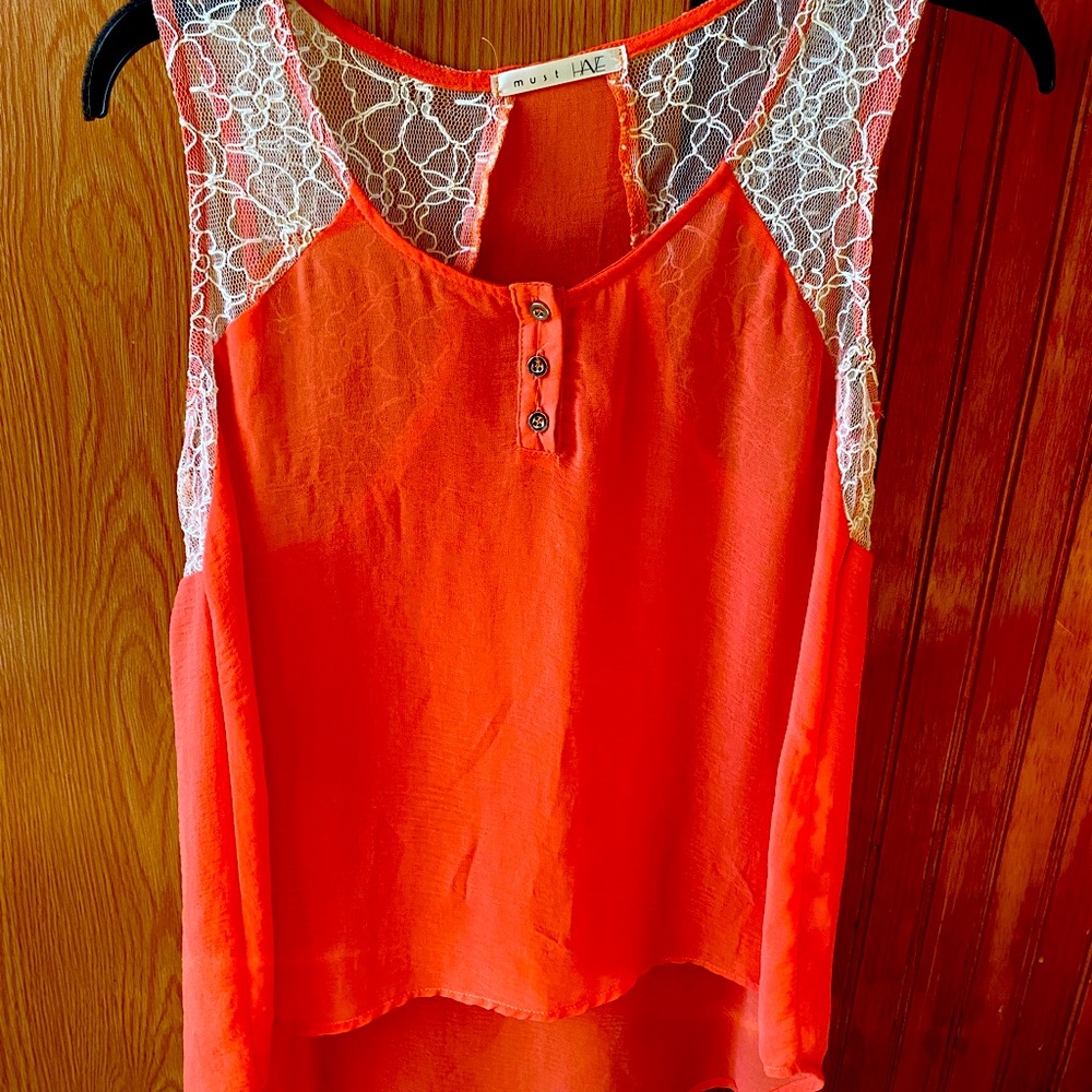 See-through blouse